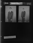 Portrait of Man (2 Negatives), January 11-12, 1967 [Sleeve 23, Folder b, Box 42]